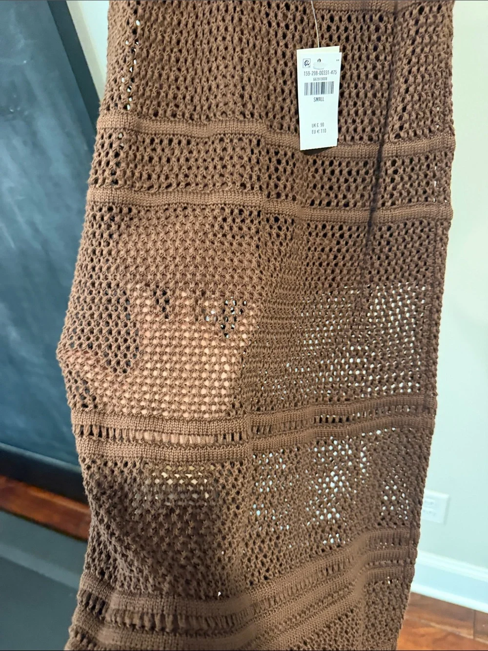 Abercrombie Brown Knit Halter Maxi Dress